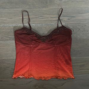 I.AM.GIA Orange Ombré Top